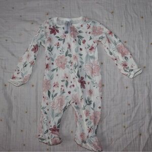 Floral Zip-Up One Piece